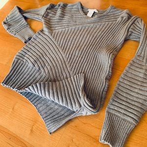 Design History Asymmetric Sweater sz M
